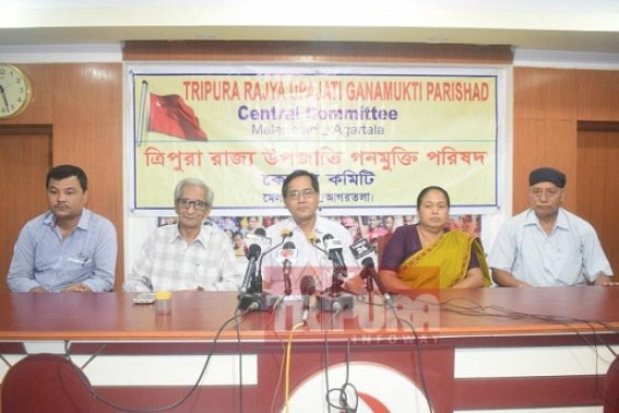 GMP opts for 'Liberty, Equality, Fraternity, Overall Development' of Tribals in Tripura
